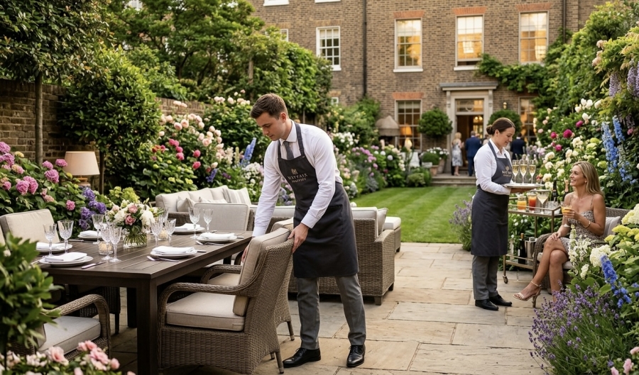 Outdoor Living &amp; Household Staff: Making the Most of Your Garden and Terrace This Summer
